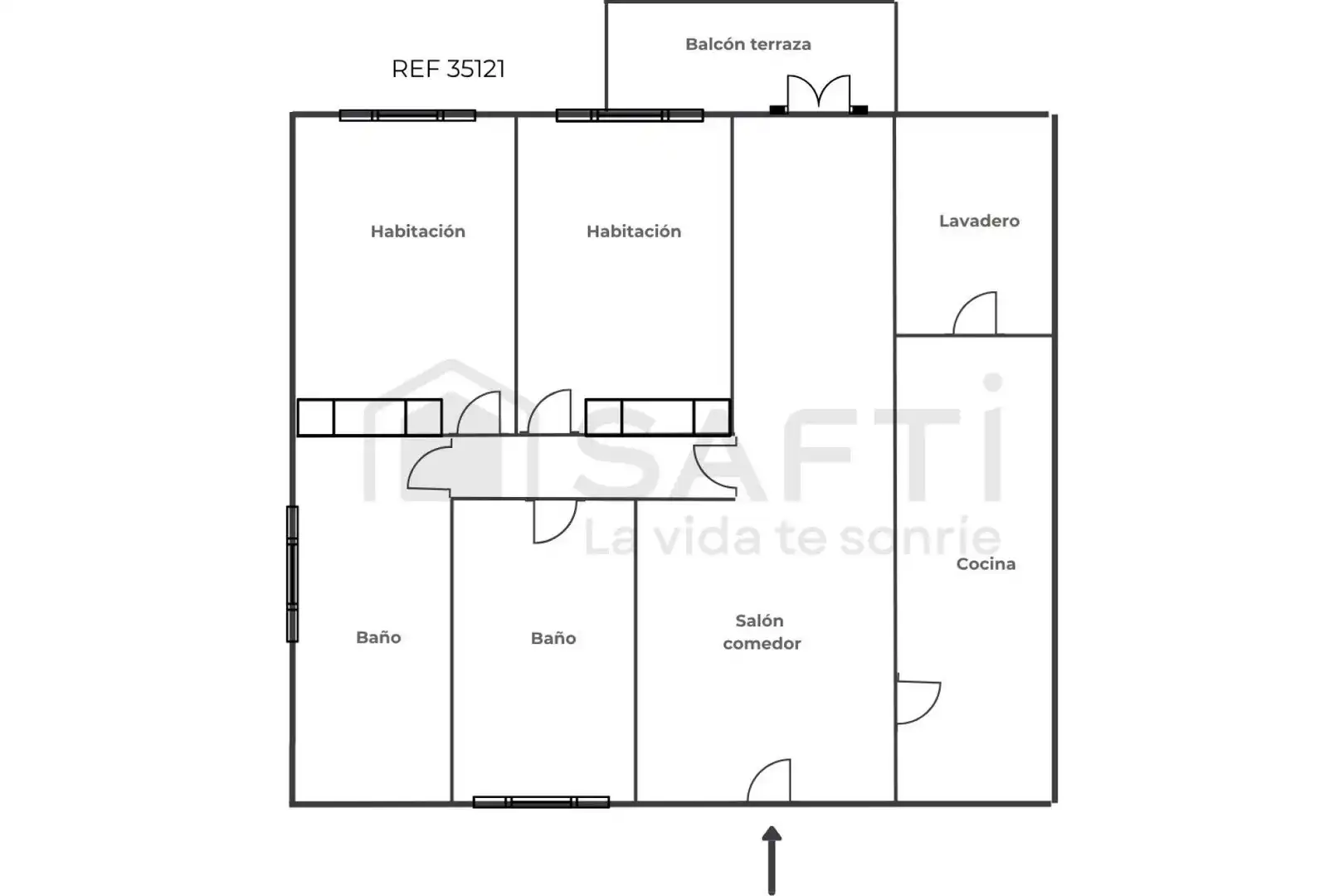 Wohnung zum Verkauf in San Jorge / Sant Jordi