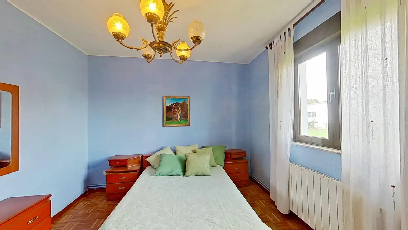 Schlafzimmer von Haus oder Chalet zum Verkauf in Polanco mit Heizung, Privatgarten und Terrasse