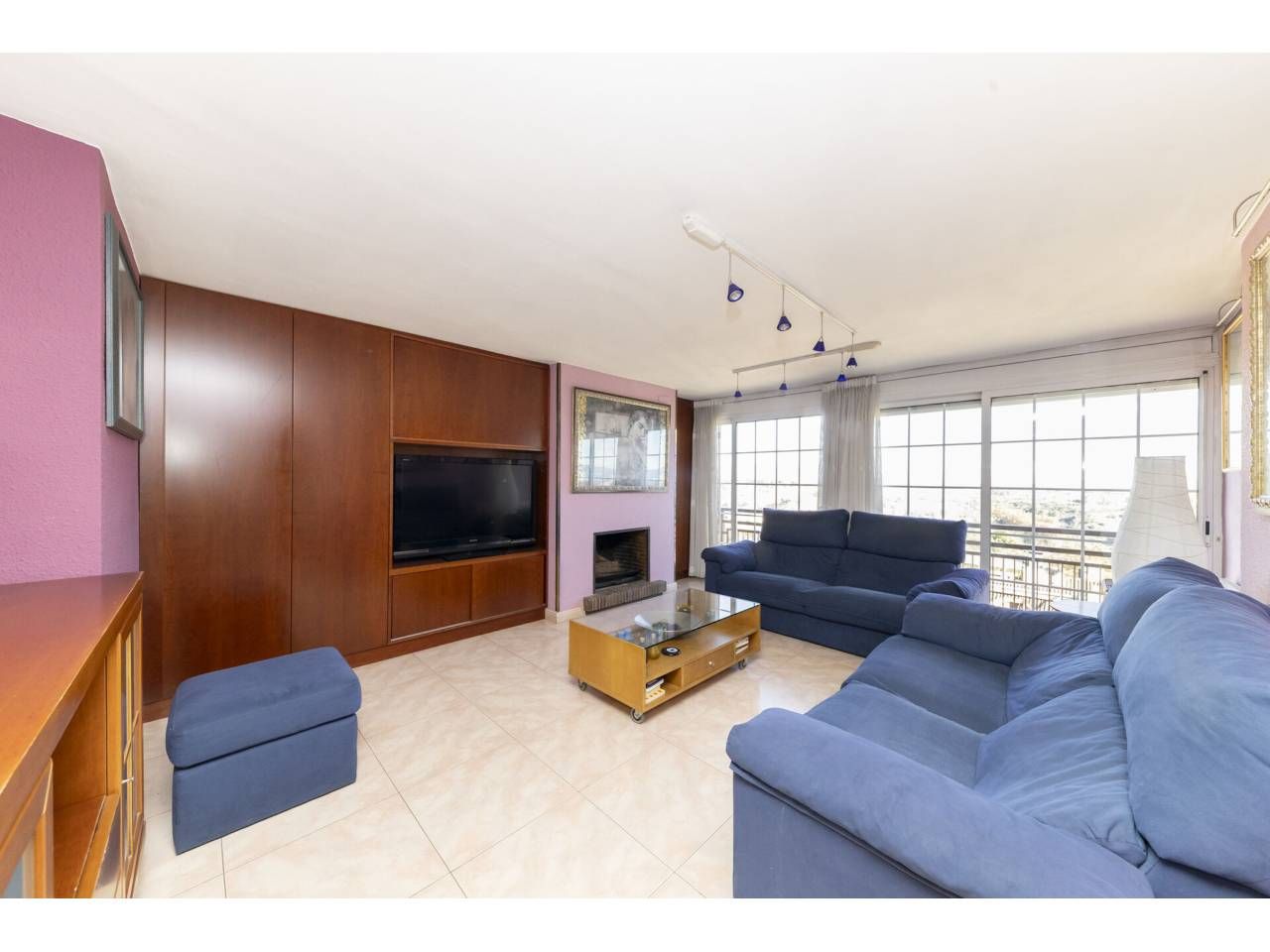 Living room of Attic for sale in Sabadell  with Air Conditioner, Heating and Parquet flooring
