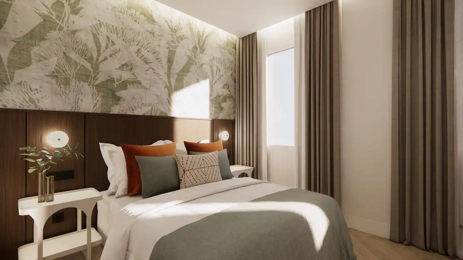 Bedroom of Flat for sale in Madrid  with Air Conditioner, Heating and Furnished
