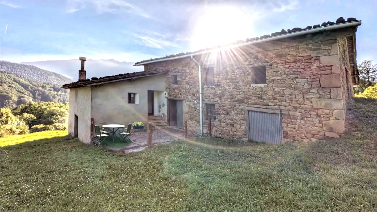 Vista exterior de Casa adosada en venta en Zegama con Jardín privado y Amueblado