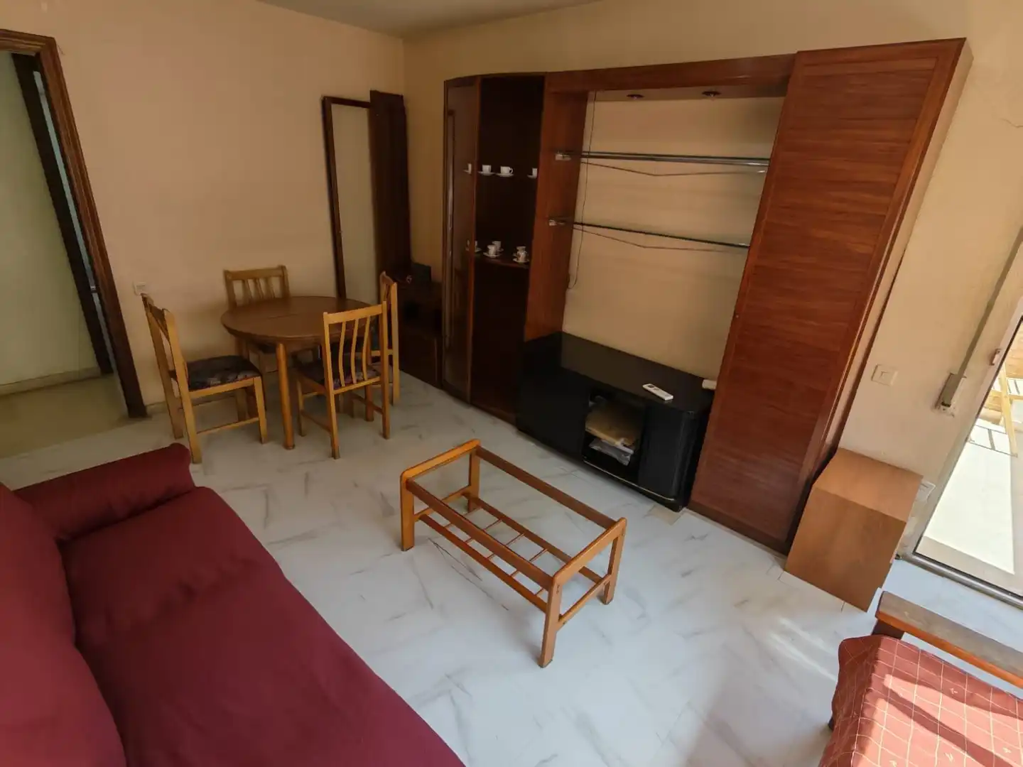 Sala de estar de Piso de alquiler en Murcia con Aire acondicionado, Calefacción y Trastero
