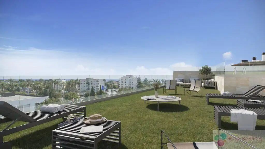 Terraza de Piso en venta en Marbella con Terraza, Trastero y Amueblado