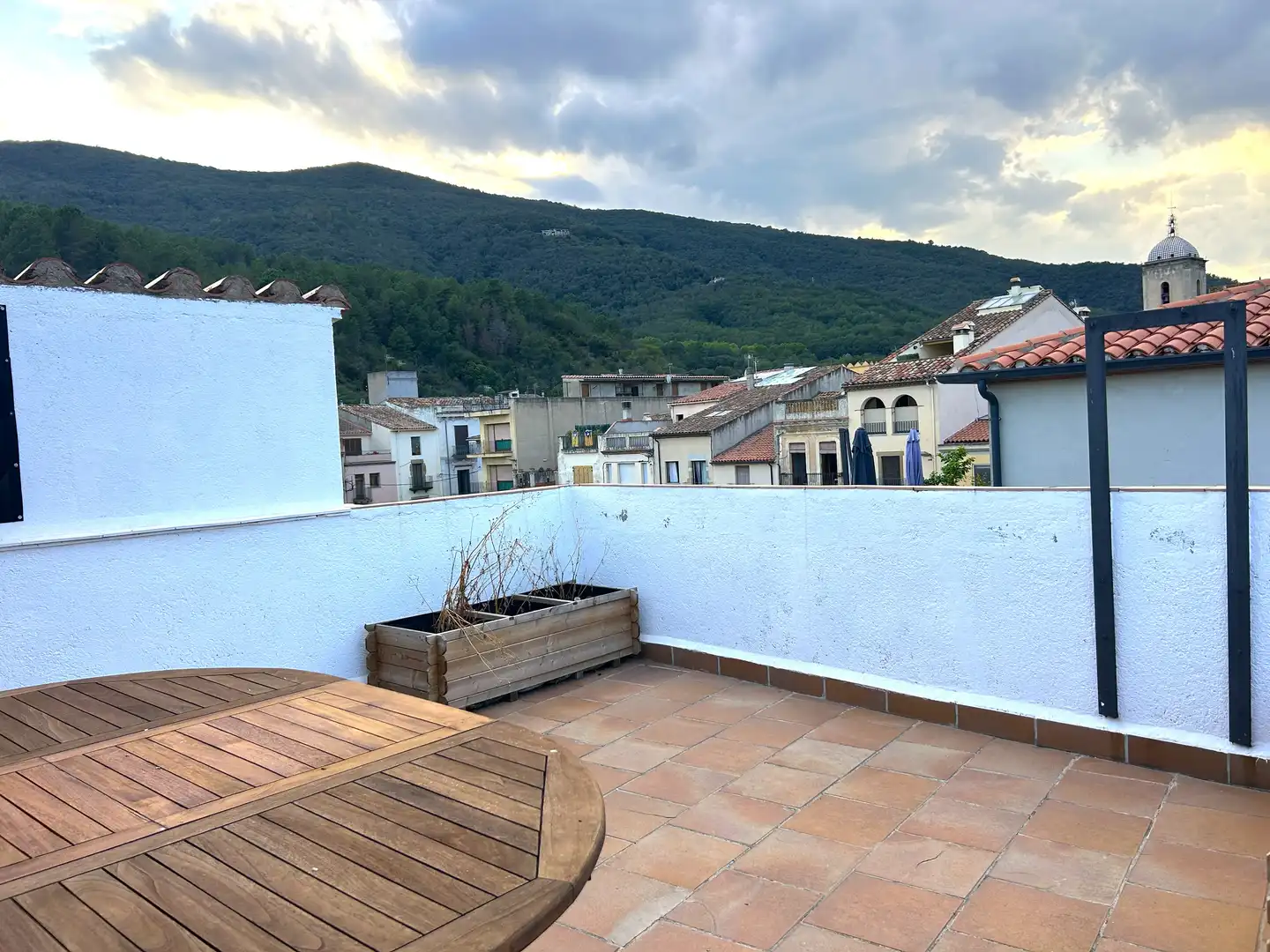 Terraza de Casa adosada en venta en Amer con Calefacción, Terraza y Amueblado