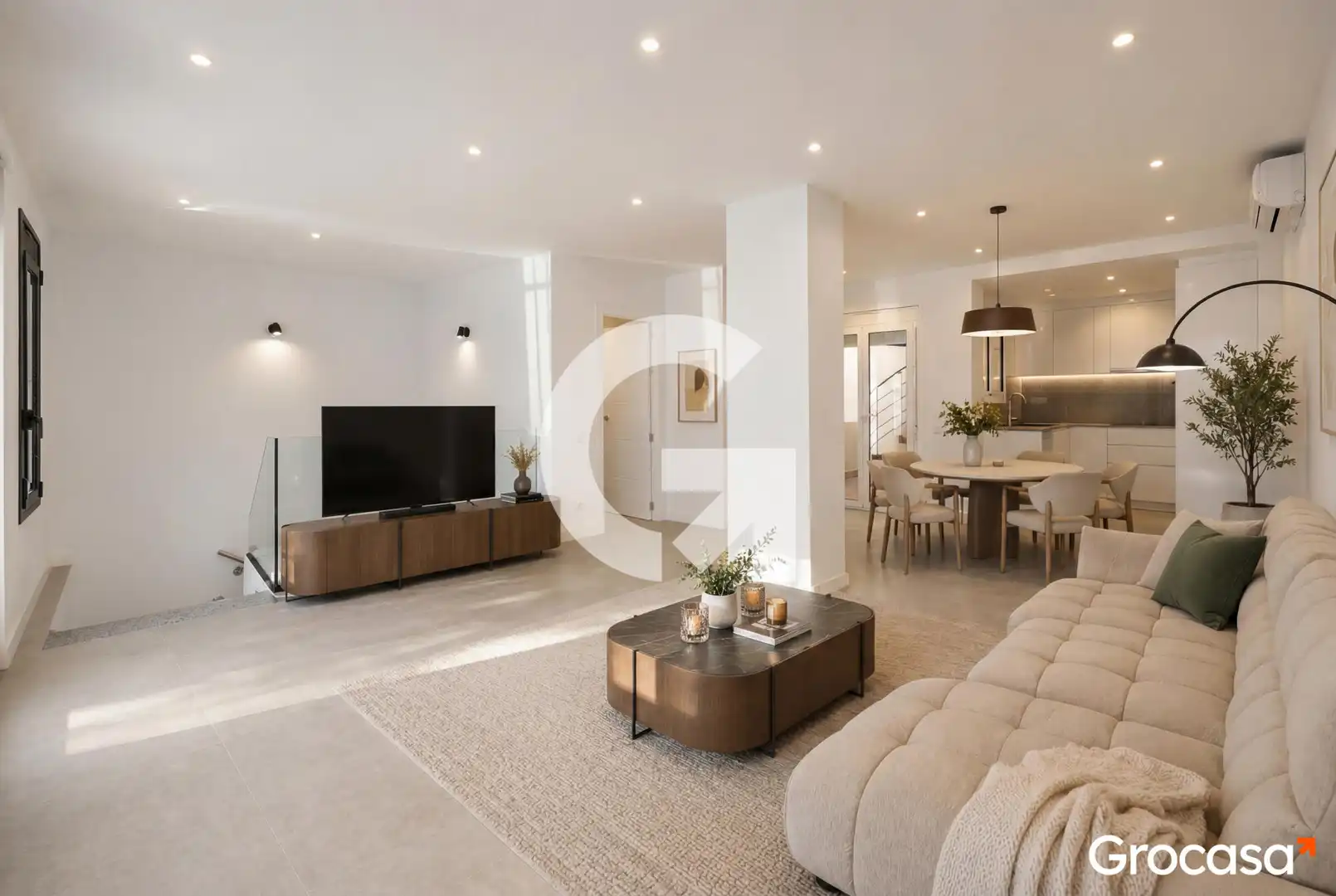 Living room of Houses for sale in Sant Boi de Llobregat  with Terrace and Oven