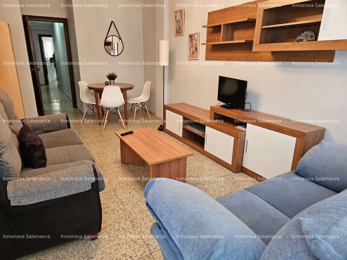 Sala d'estar de Pis de lloguer en Salamanca Capital amb Calefacció i Moblat
