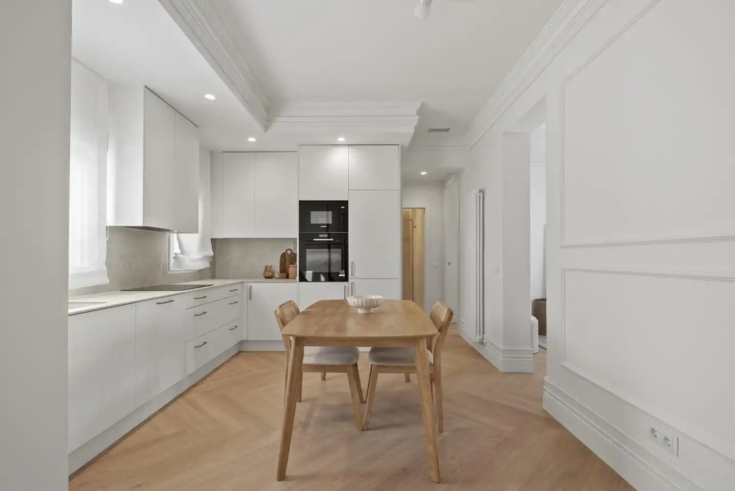 Kitchen of Flat for sale in Madrid  with Air Conditioner, Heating and Furnished
