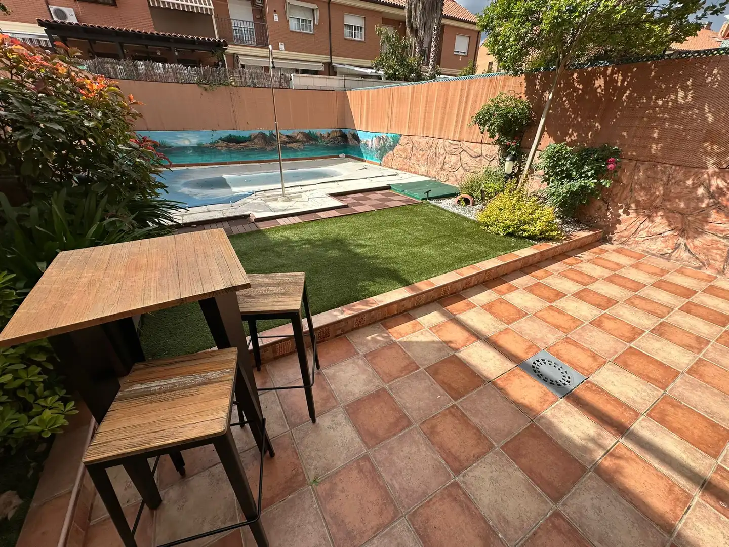 Terrace of Detached homes for sale in Parla  with Air Conditioner, Heating and Private garden