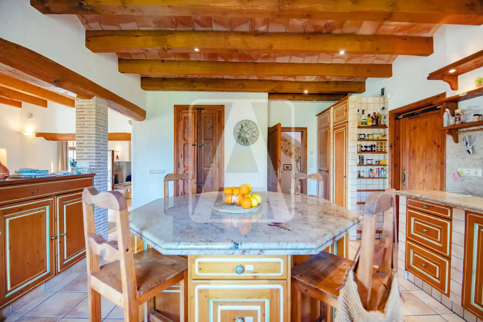 Cocina de Finca rústica en venta en Benissa con Calefacción, Jardín privado y Terraza