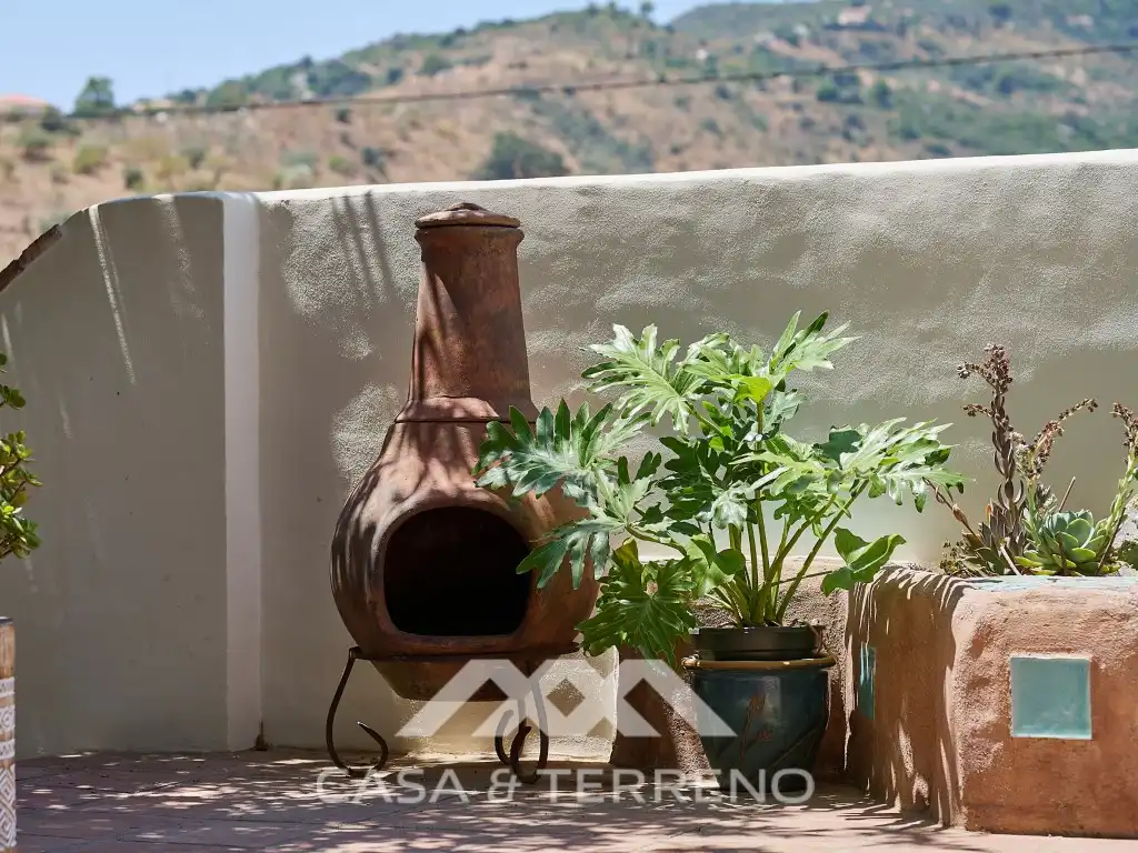 Terrace of Houses for sale in Comares  with Air Conditioner, Terrace and Swimming Pool