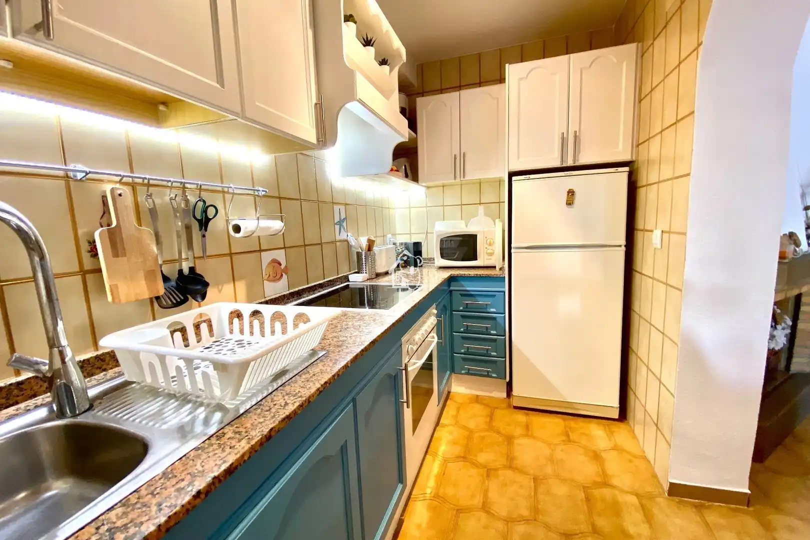 Kitchen of Flat for rent in Orihuela  with Air Conditioner, Terrace and Swimming Pool