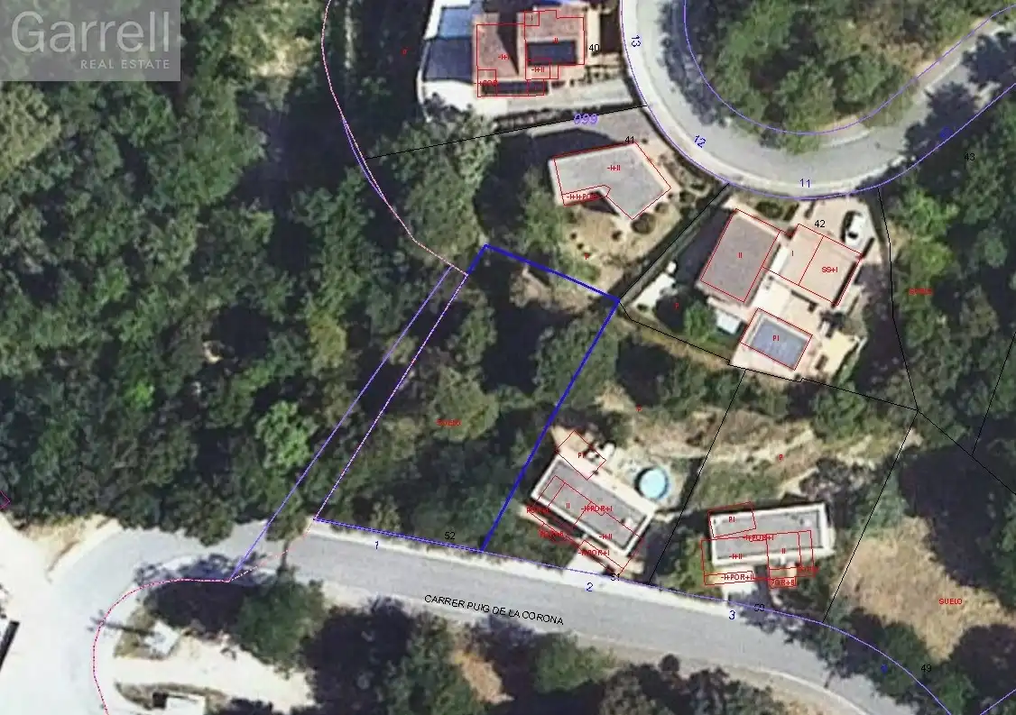 Terrenys i solars en venda a CARRER PUIG DE LA CORONA 
 GUALBA (BARCELONA)