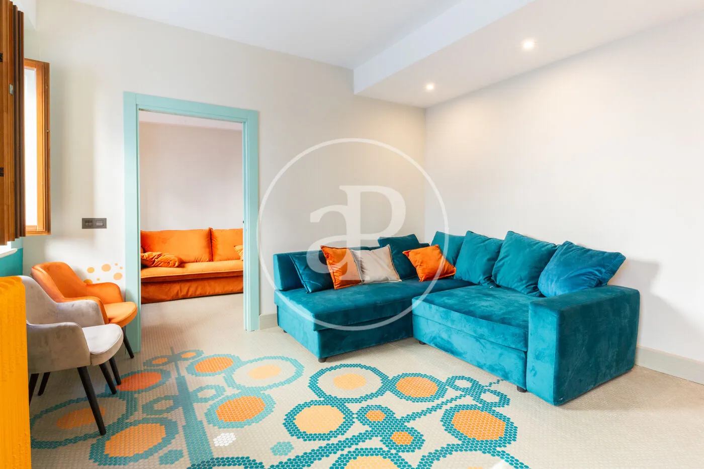 Living room of Flat for sale in  Valencia Capital  with Air Conditioner, Heating and Terrace
