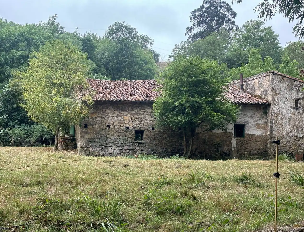 Vista exterior de Finca rústica en venda en Gijón  amb Jardí privat