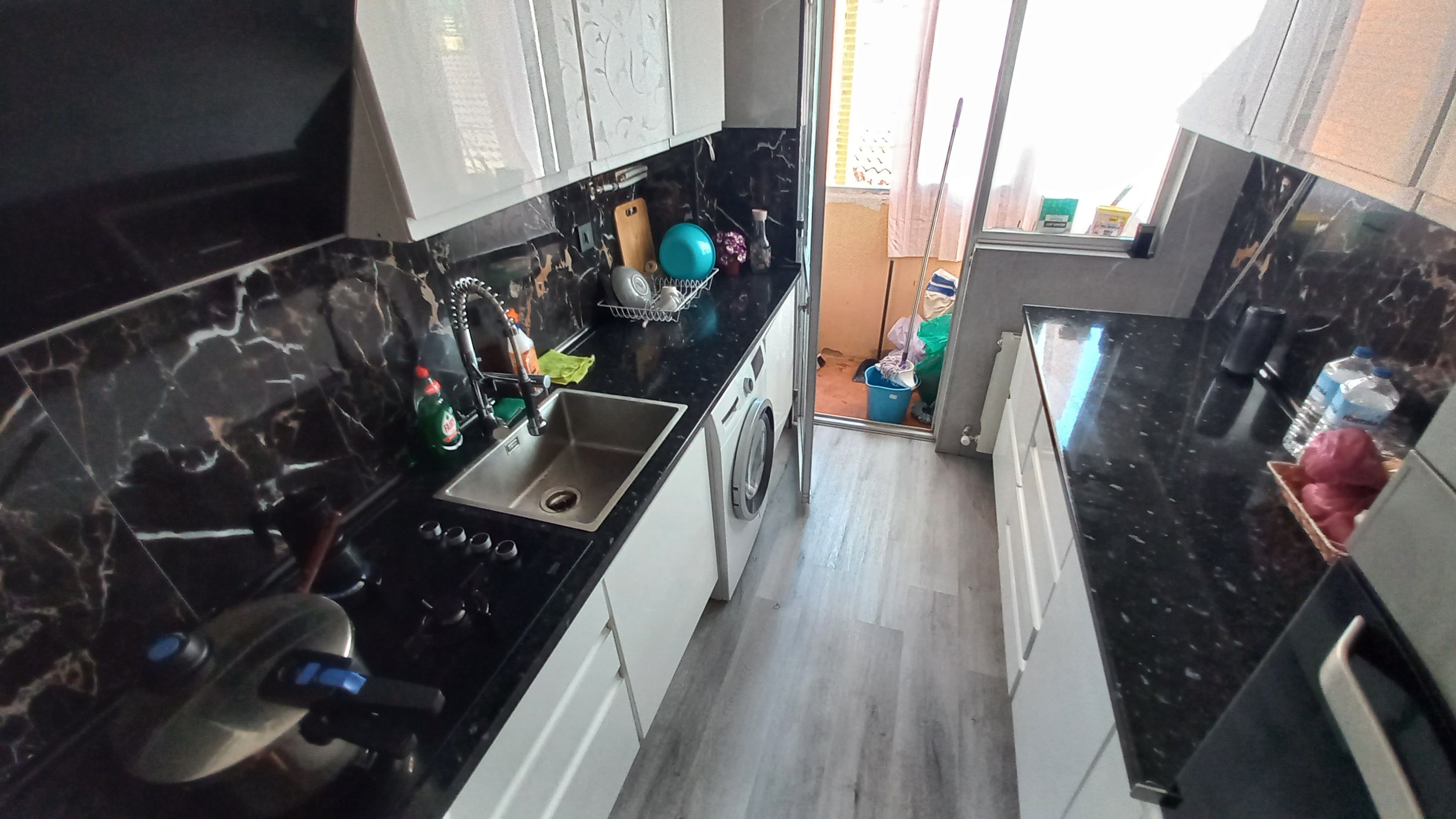 Kitchen of Flat for sale in Zamora Capital   with Heating