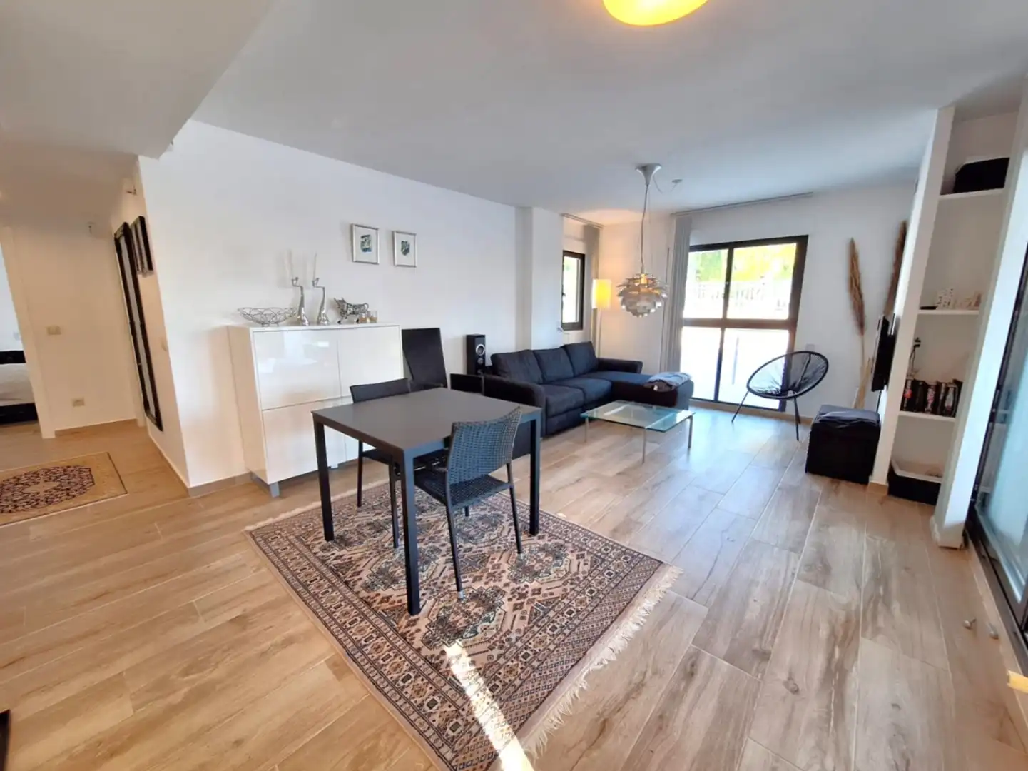 Sala de estar de Apartamento en venta en Calpe / Calp con Aire acondicionado, Trastero y Piscina