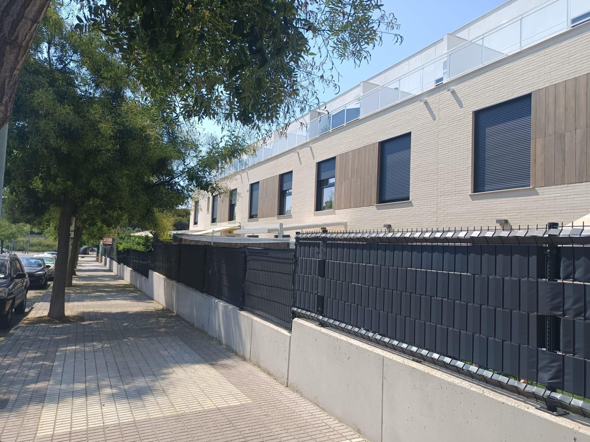 Exterior view of Single-family semi-detached to rent in Benicasim / Benicàssim  with Air Conditioner, Private garden and Terrace