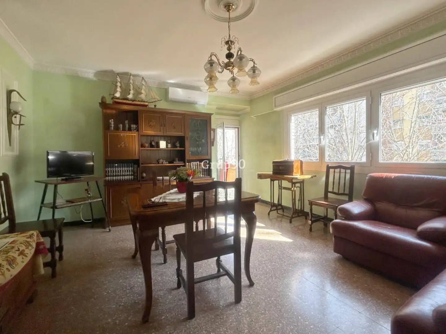 Sala de estar de Piso en venta en Lleida con Aire acondicionado, Calefacción y Balcón