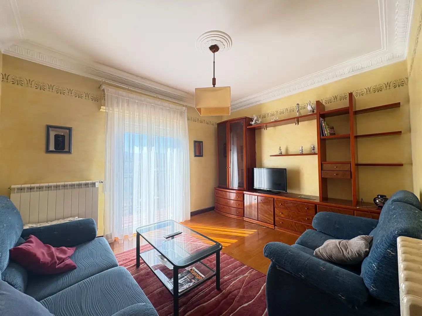 Wohnzimmer von Wohnung zum Verkauf in Arnedo mit Heizung, Parkett und Terrasse