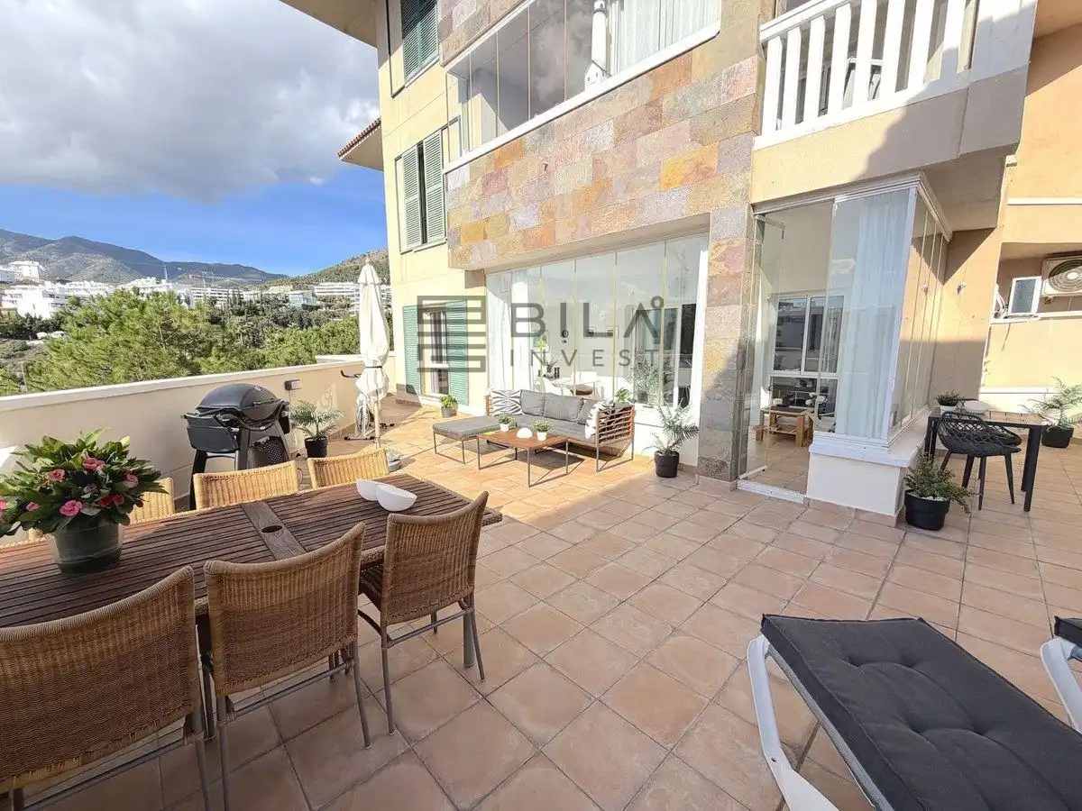 Terrasse von Wohnung zum Verkauf in Fuengirola mit Klimaanlage, Terrasse und Abstellraum