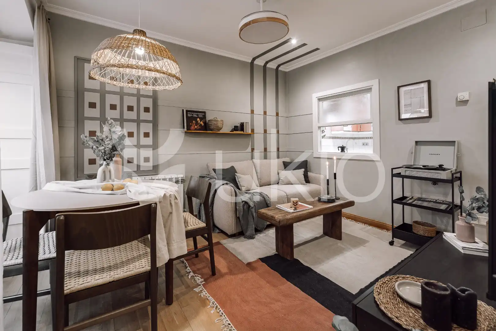 Living room of Apartments for rent in Madrid  with Heating, Furnished and Washing machine