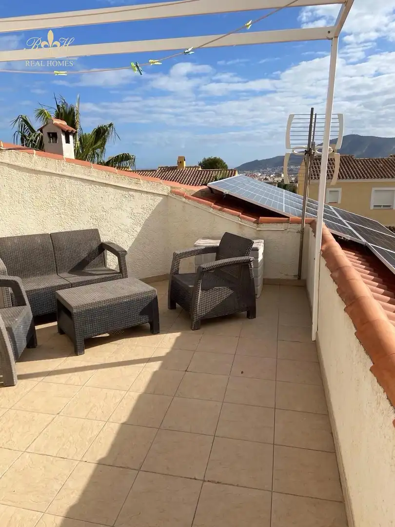 Terrace of Detached homes for sale in L'Alfàs del Pi  with Air Conditioner, Heating and Swimming Pool