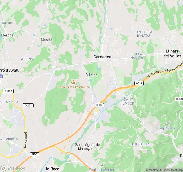 Vista exterior de Pis en venda en Cardedeu