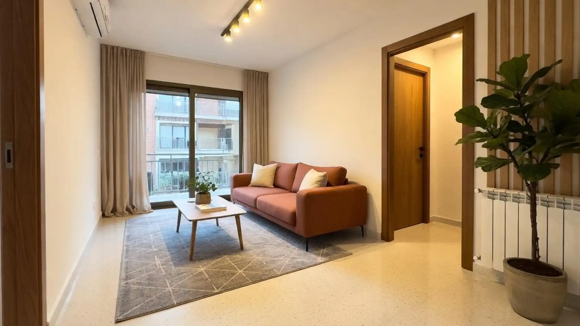 Living room of Flat for sale in Mataró  with Air Conditioner