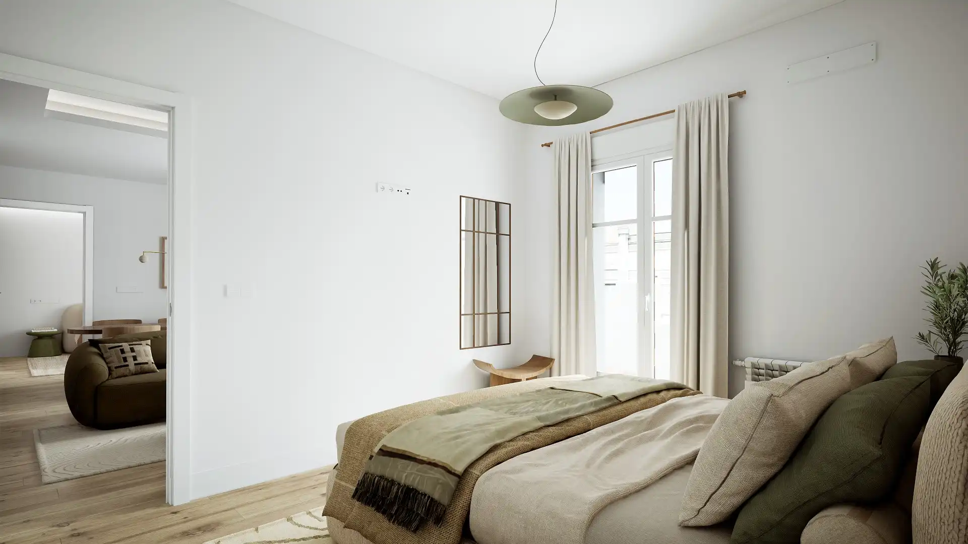 Schlafzimmer von Dachboden zum Verkauf in Bilbao  mit Terrasse