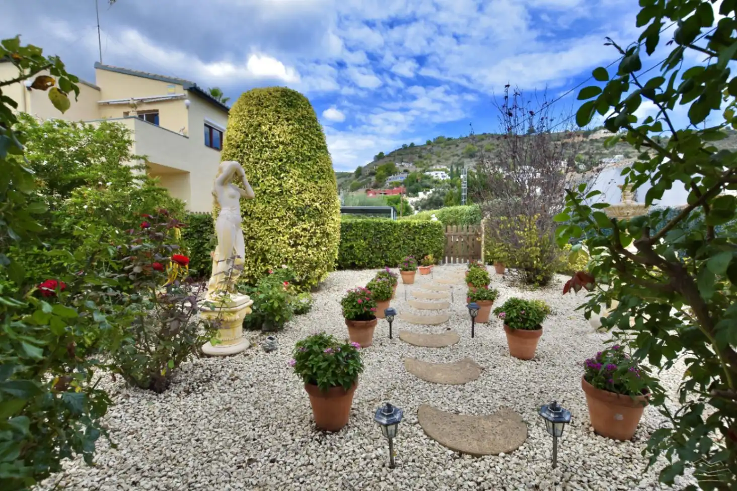 Garden of Houses for sale in Jávea / Xàbia  with Air Conditioner, Heating and Private garden
