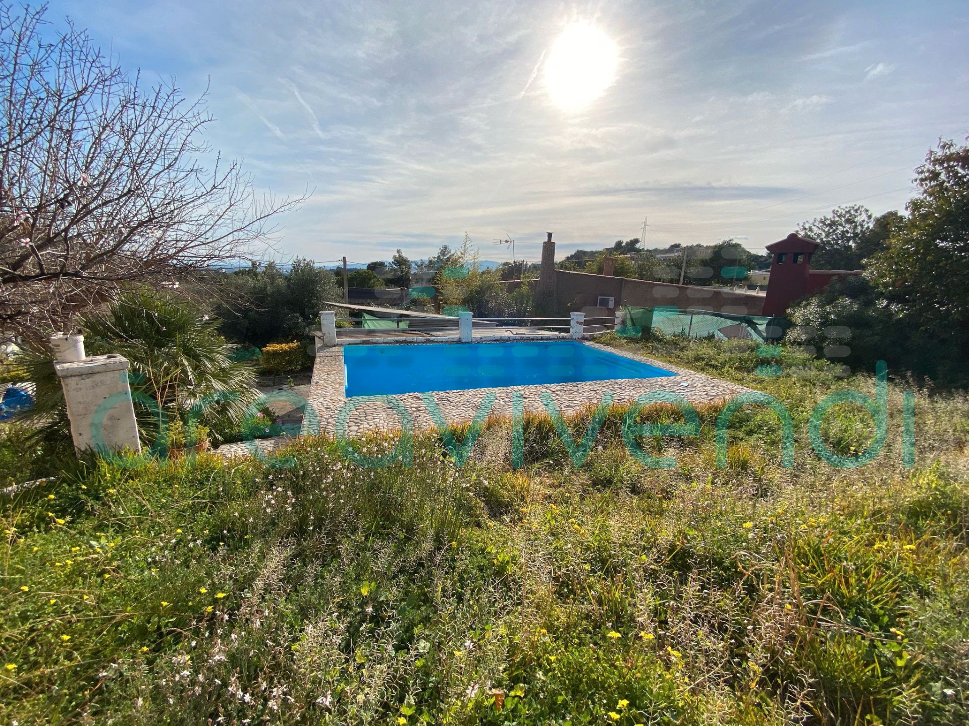Piscina de Casa o xalet en venda en Borriol amb Jardí privat i Terrassa