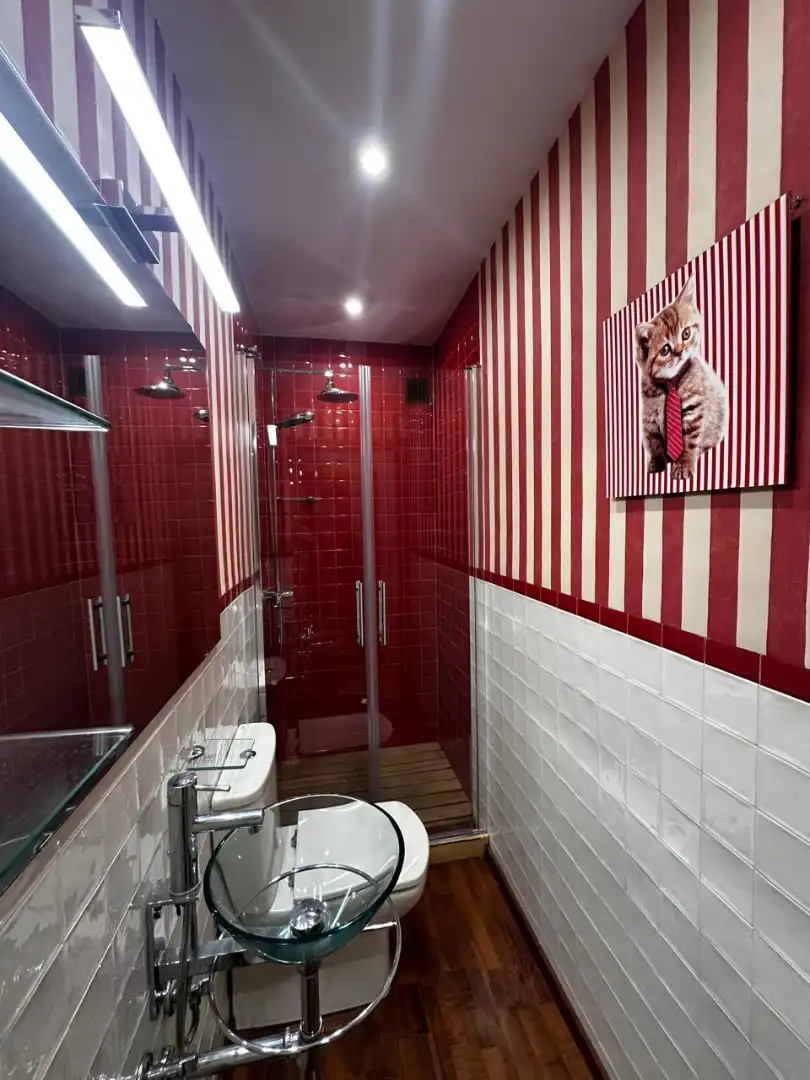 Baño de Ático de alquiler en Don Benito con Aire acondicionado, Calefacción y Parquet