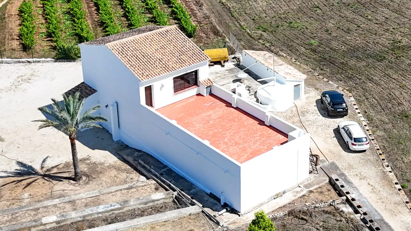 Vista exterior de Finca rústica en venda en Teulada amb Jardí privat, Terrassa i Moblat