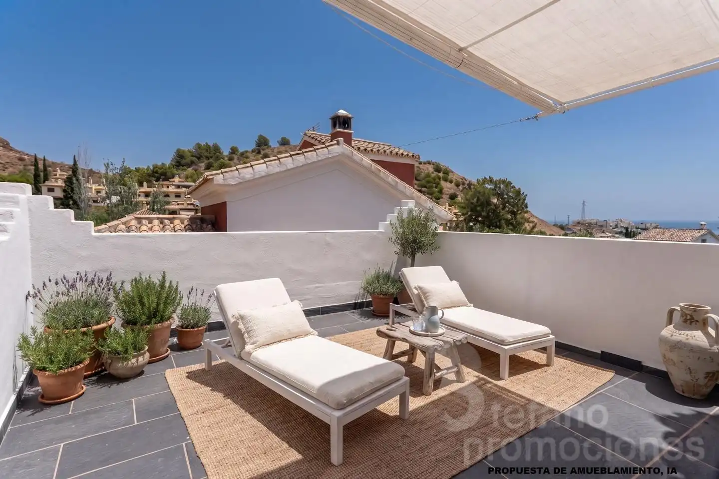Terraza de Casa o chalet en venta en Málaga con Aire acondicionado, Jardín privado y Terraza