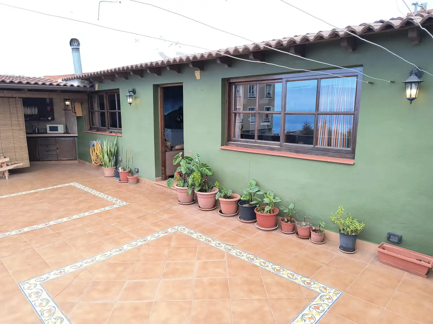 Terraza de Casa o chalet en venta en Los Realejos con Jardín privado, Terraza y Amueblado