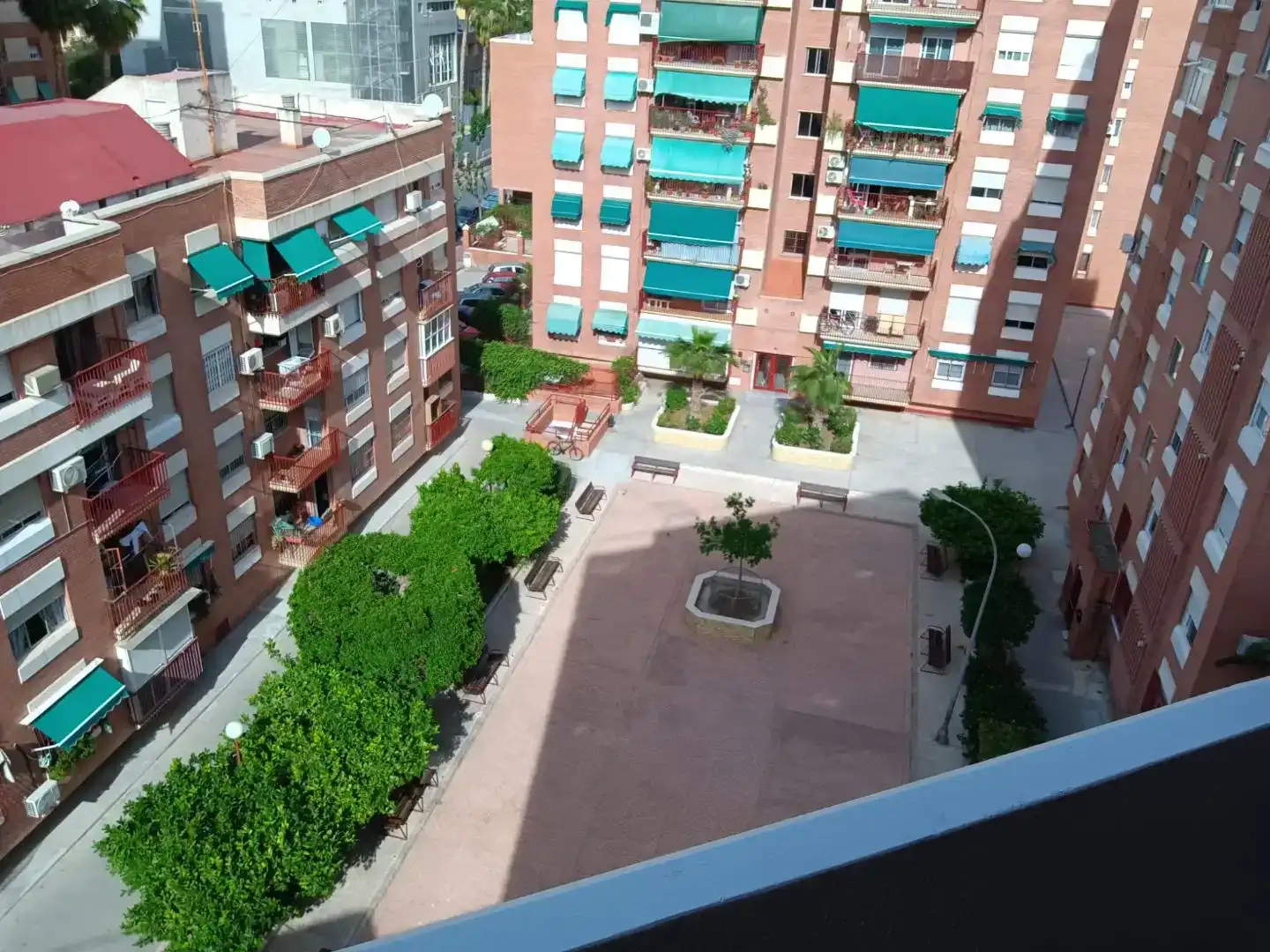 Außenansicht von Wohnung zur Miete in Murcia mit Klimaanlage, Privatgarten und Möbliert