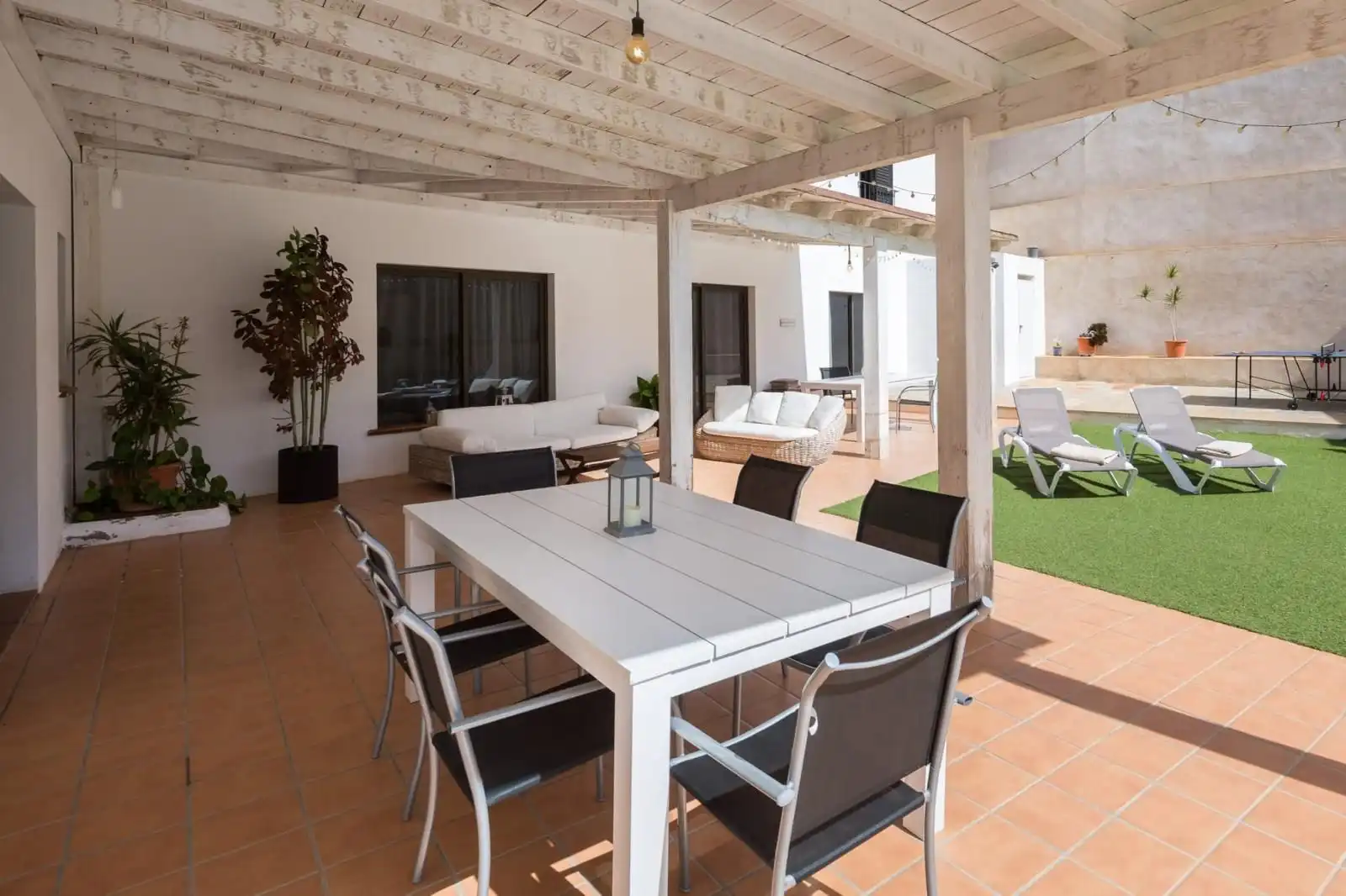Terraza de Casa o chalet en venta en Pájara con Aire acondicionado, Jardín privado y Piscina