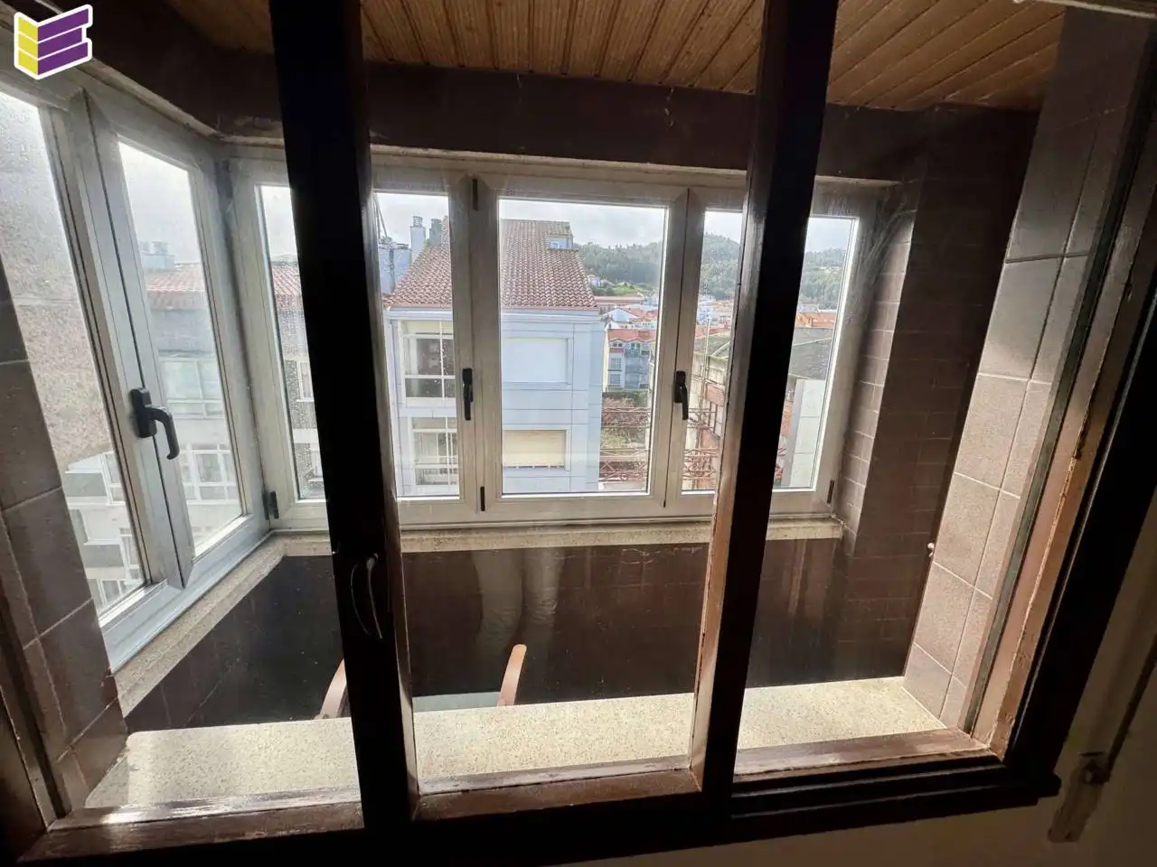 Terraza de Piso en venta en Baiona con Calefacción, Parquet y Amueblado