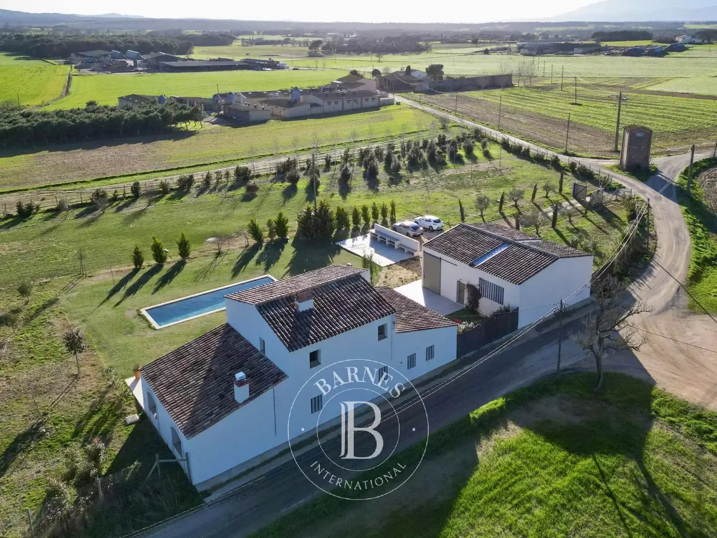 Exterior view of Country homes for sale in Cassà de la Selva  with Heating, Terrace and Furnished