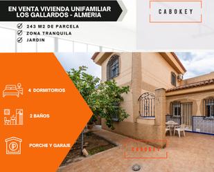 Exterior view of House or chalet for sale in Los Gallardos  with Air Conditioner, Heating and Private garden
