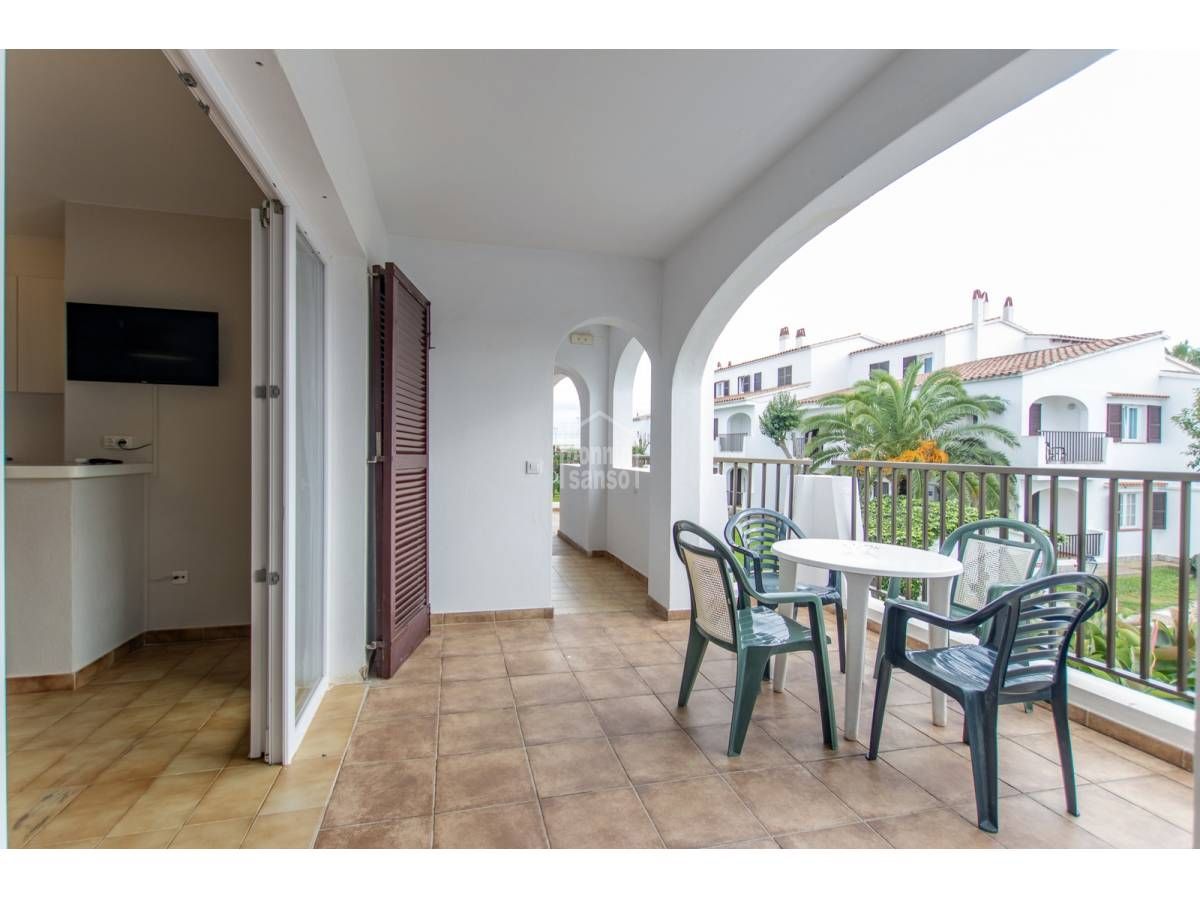 Terrassa de Apartament en venda en Alaior amb Jardí privat, Terrassa i Piscina
