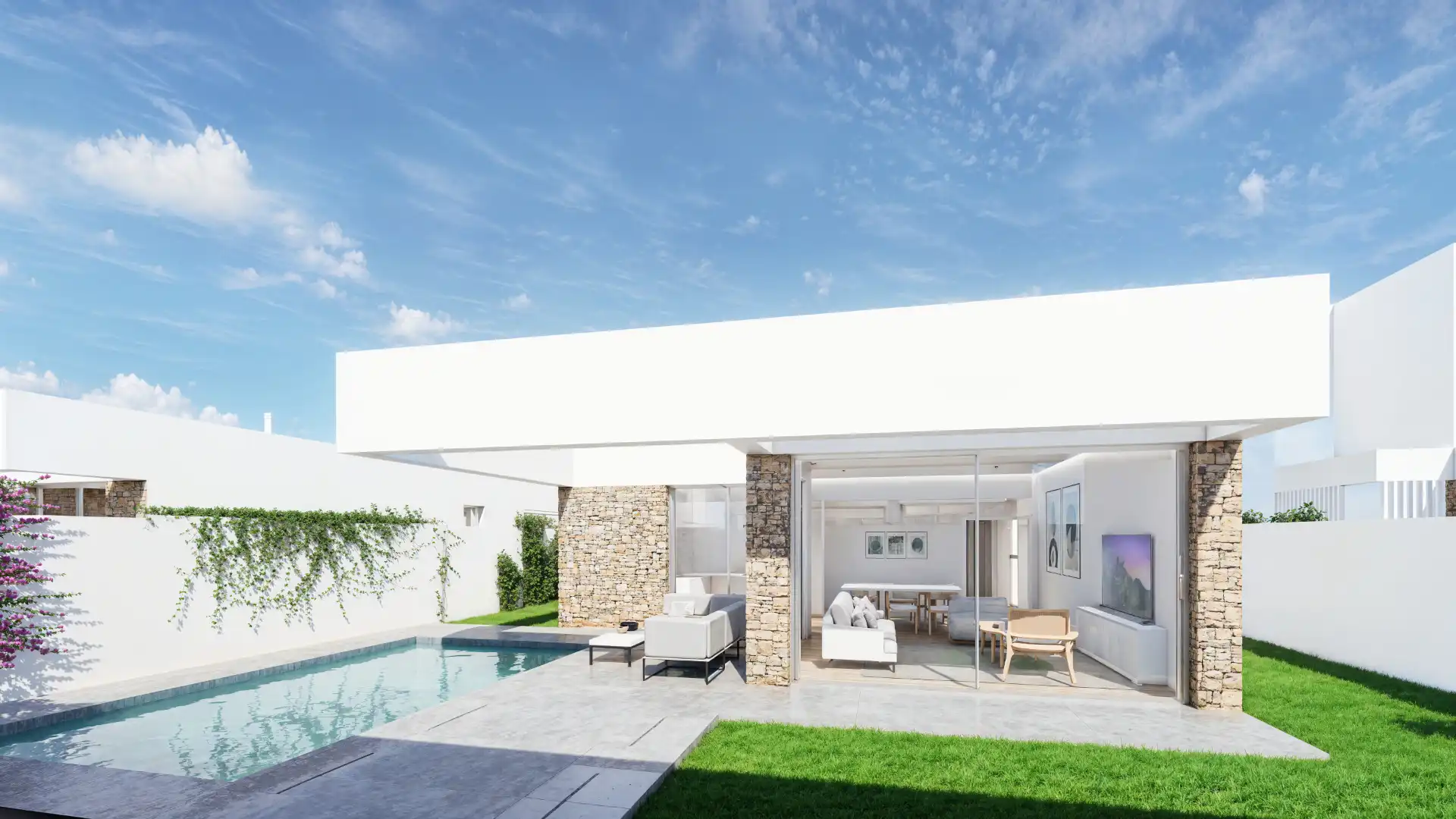Chalet de obra nueva con jardín en venta en Camino del Rincón, imagen 5