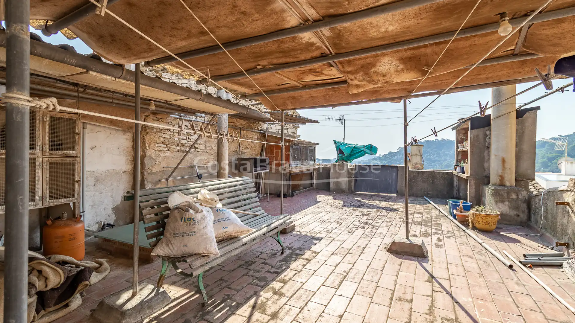 Terrace of Country homes for sale in Begur  with Air Conditioner, Heating and Private garden