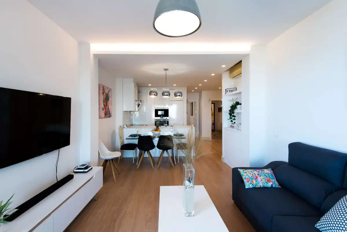 Living room of Apartments for sale in Benalmádena  with Air Conditioner and Furnished