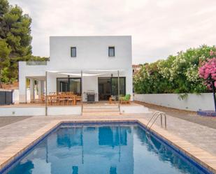 Piscina de Casa o xalet de lloguer en Moraira amb Aire condicionat, Calefacció i Jardí privat