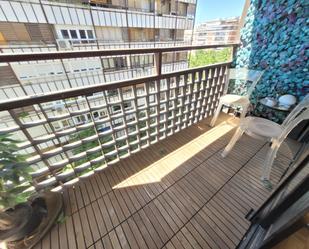 Balcony of Flat for sale in  Madrid Capital  with Air Conditioner, Terrace and Balcony