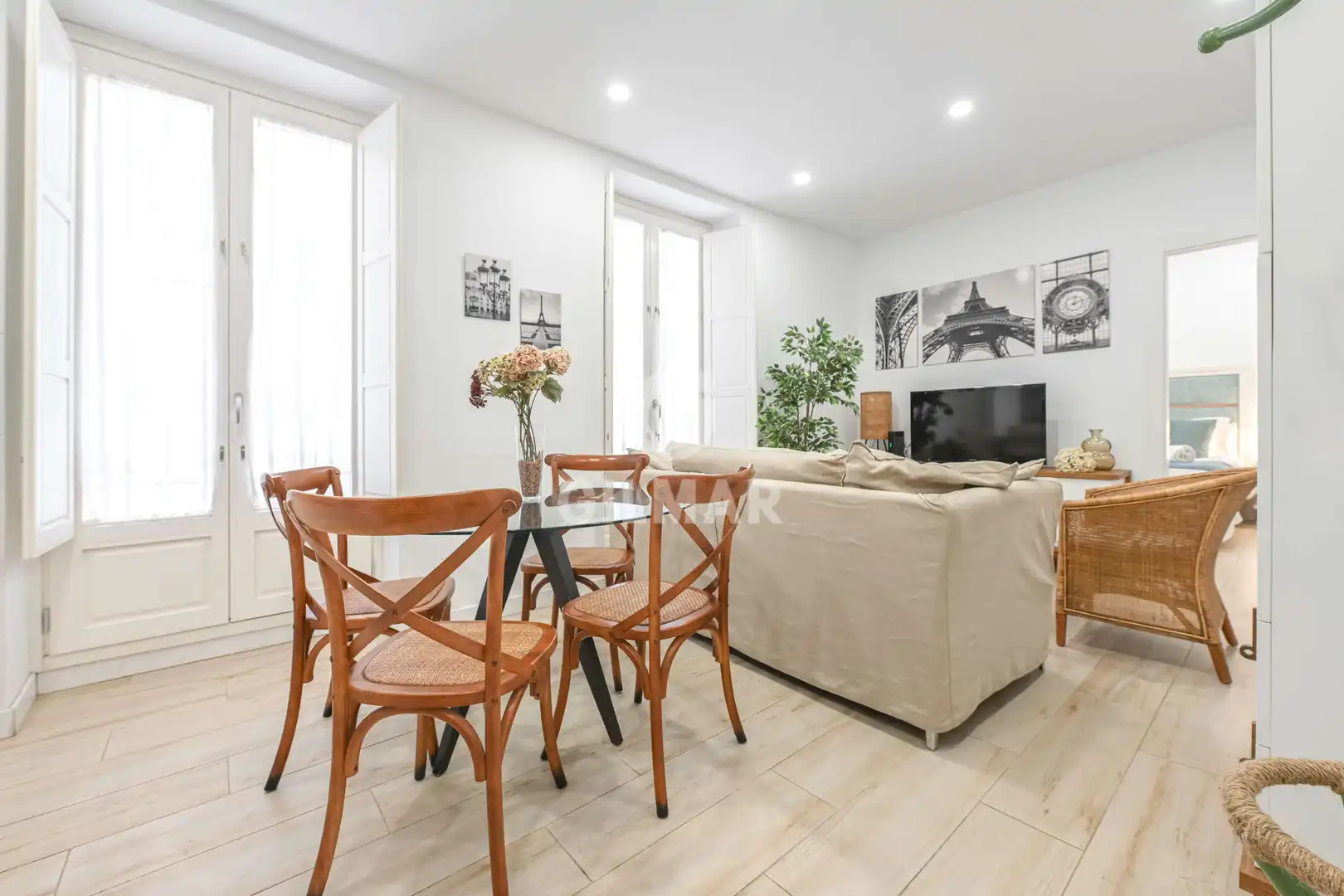 Sala de estar de Piso en venta en Cádiz con Calefacción y Balcón
