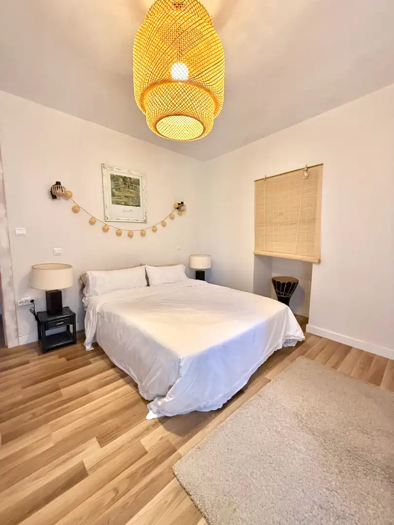 Schlafzimmer von Country house zum Verkauf in Torquemada mit Parkett, Terrasse und Möbliert