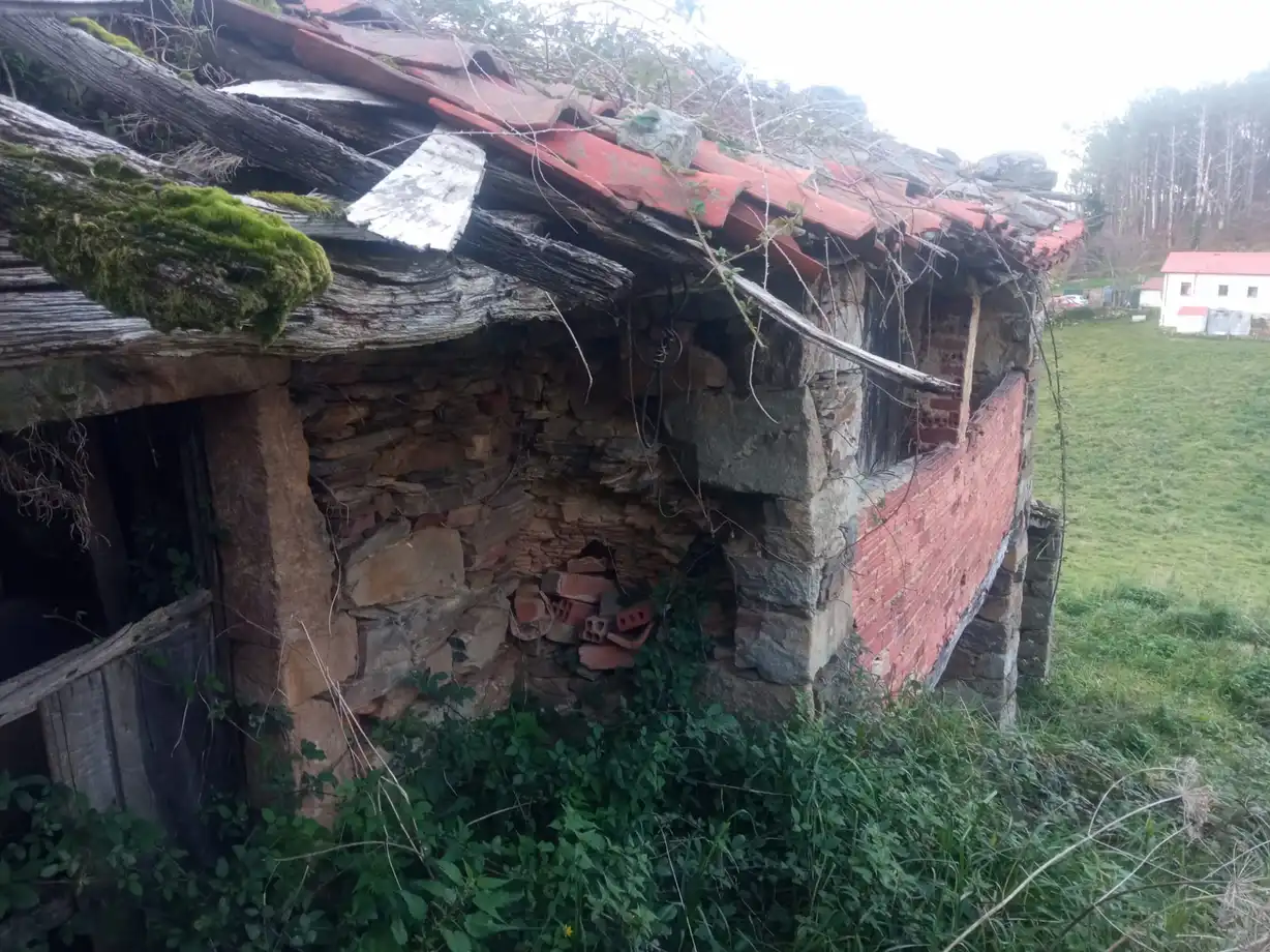 Vista exterior de Finca rústica en venda en Cudillero amb Jardí privat
