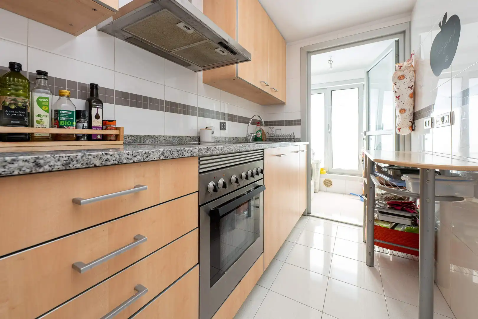 Kitchen of Apartments for sale in A Coruña Capital   with Heating, Parquet flooring and Storage room